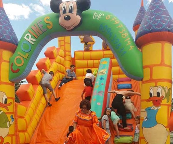 tobogan hinchable Mickey Tobogan hinchable Micky en Murcia y Alicante